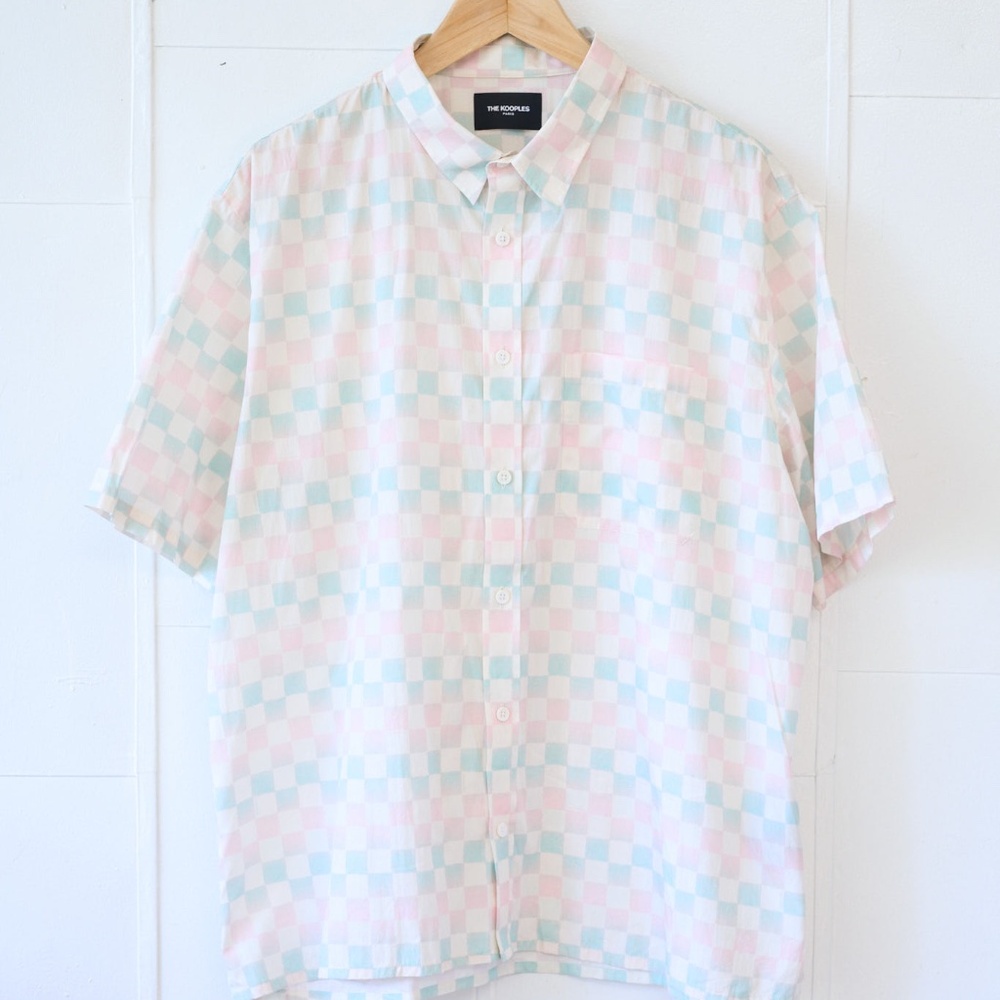 Mens Kooples Shortsleeve Casual Shirt M